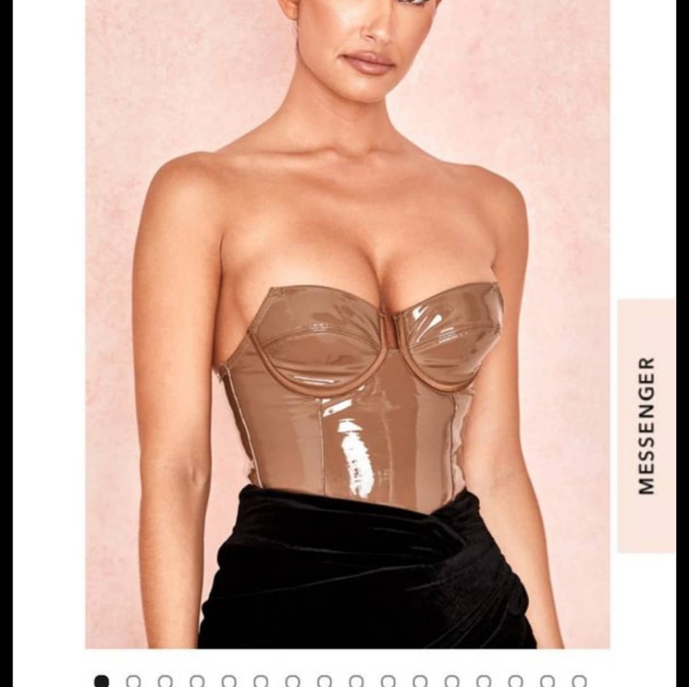 House of CB Patent Vinyl Pants and Top